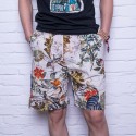 Short Floral Masculino Estampado Casual Moda Juvenil Urbana Funk