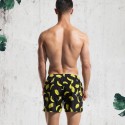 Bermuda Listrada Floral Masculina Elegante de Grife Casual de Verão