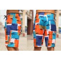 Bermuda Print Colored Men Casual Fish Fabric Haute Couture