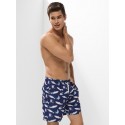 Short Casual Moda Praia Masculino Estampado Peixes do Oceano Bonito