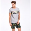 Bermuda Surfwear Masculino Casual Estampado Floral Moda Verão Calitta