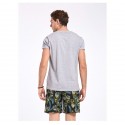 Bermuda Surfwear Masculino Casual Estampado Floral Moda Verão Calitta