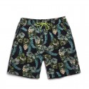 Bermuda Surfwear Masculino Casual Estampado Floral Moda Verão Calitta