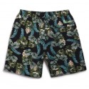 Bermuda Surfwear Masculino Casual Estampado Floral Moda Verão Calitta