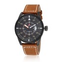 Watch Black Leather Male Stitched Super Cheap