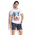 Short Mauritius Short Men's Casual Print Geek Swimming Pool