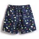 Short Mauritius Short Men's Casual Print Geek Swimming Pool