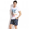 Short Mauritius Short Men's Casual Print Geek Swimming Pool