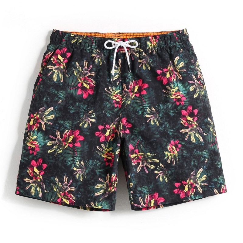 short jeans florido masculino