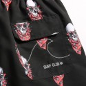 Men's Short Freto Skull of Fire Fashion Cute Young Blender