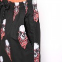 Men's Short Freto Skull of Fire Fashion Cute Young Blender