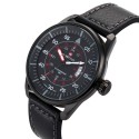 Watch Black Leather Male Stitched Super Cheap