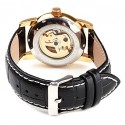 Watch Gold Automatic color Stylish Male Skeletal