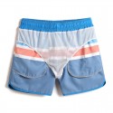 Men's Striped Bath Shorts by Hollywood Film Artists