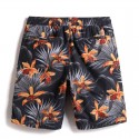 Bermuda Tropical Masculina Casual Estampada Floral Férias Havaianas