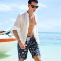 Men's Casual Cotton Bermuda Floral Print for Everyday Wear