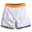 Short de Banho Florido Masculino Curto Férias de Verão na Praia