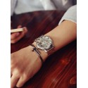 Watch Elegant Luxury Male Cheap Gold / Gold / Silver Skeletal