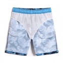 Short Estampa Fria Masculina Casual moda Praia e Piscina de Verão