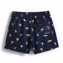 Short Masculino Curto de Peixe Carpas Casual de Batedeira Moda Verão