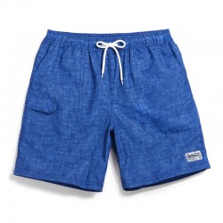 Short Neutral Unlined Plain Male Casual Cotton