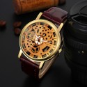 Elegant Casual Watch Unisex Quartz Skeletal Sophisticated