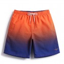 Casual Soccer Colored Short In Degrade Textured Urban Style