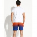 Casual Soccer Colored Short In Degrade Textured Urban Style