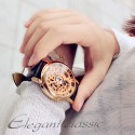 Elegant Casual Watch Unisex Quartz Skeletal Sophisticated