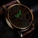 Elegant Casual Watch Unisex Quartz Skeletal Sophisticated