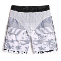 Men's Beach Short Striped Hawaiian Print Fashion Summer