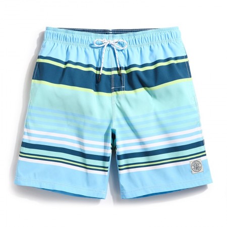 Short de Marinheiro Listrado Casual Moda Praia e Piscina para o Verão