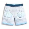 Short de Marinheiro Listrado Casual Moda Praia e Piscina para o Verão