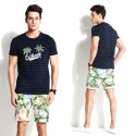 Short Florido Mar e Selva Masculino Casual Moda Banho Praia e Piscina