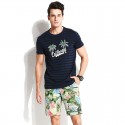 Short Florido Mar e Selva Masculino Casual Moda Banho Praia e Piscina