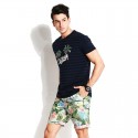 Short Florido Mar e Selva Masculino Casual Moda Banho Praia e Piscina