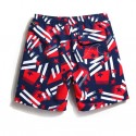 Short Casual Australiano Masculino Estampa Bandeira Abstrada