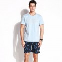 Short Sleeve Protozoan Polka Dot Printed Male Summer