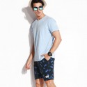 Short Sleeve Protozoan Polka Dot Printed Male Summer