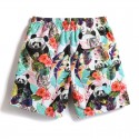 Men's Casual Panda Short Skirt Light Colors
