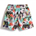 Short de Panda Masculino Casual para Batedeira Cores Claras