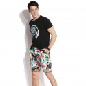 Short de Panda Masculino Casual para Batedeira Cores Claras