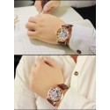 Elegant Casual Watch Unisex Quartz Skeletal Sophisticated