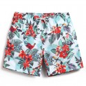 Nova Moda de Shorts de Estampa Floral Masculino Casual de Movihomemto