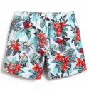 Nova Moda de Shorts de Estampa Floral Masculino Casual de Movihomemto