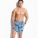 Short Curto Estampa Floral Masculino Casual Elegante de Passeio Mar