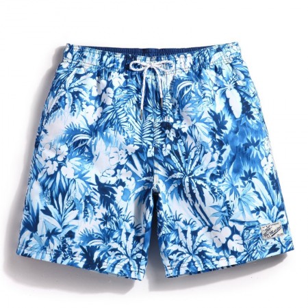 Short Short Floral Pattern Men's Casual Stylish Sea Walking