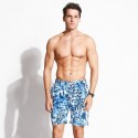 Short Curto Estampa Floral Masculino Casual Elegante de Passeio Mar