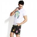 Short de Unicórnio Masculino Estampa Galaxia Casual Estilo Jovem Festa