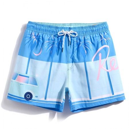 Curto Short de Banho Masculino de Marinheiro uso em Piscina Verão